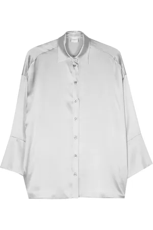 ELEVENTY Camisa de seda satinada