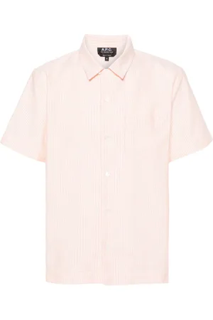 A.P.C. Camisa Lloyd a rayas estampadas