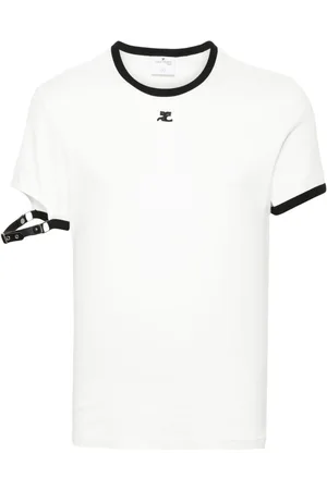 Courrèges Playera con detalle de hebilla