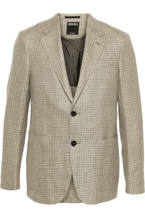 Ermenegildo Zegna Blazer con motivo de cuadros gingham