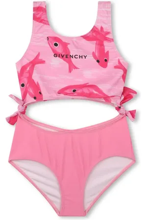 Givenchy Traje de baño con estampado gráfico y aberturas