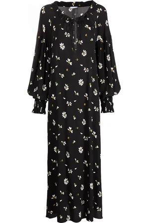 ROSETTA GETTY Vestido largo fruncido