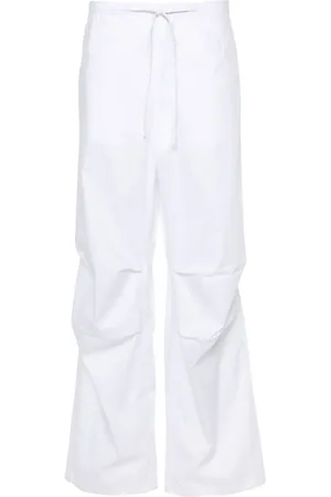 DARKPARK Pantalones anchos con cordones en la pretina