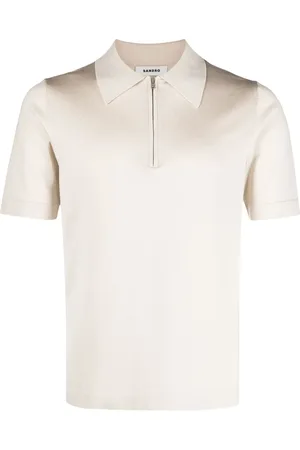 Sandro Playera tipo polo de piqué
