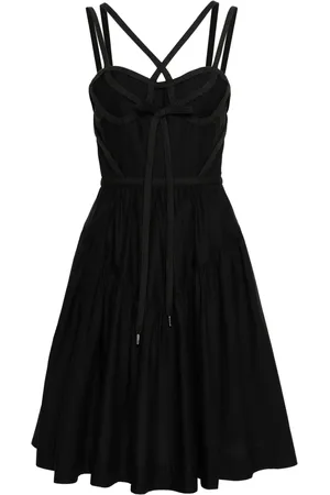 Pinko Vestido estilo corset con volante