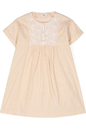 Il gufo Vestido con rayas estampadas