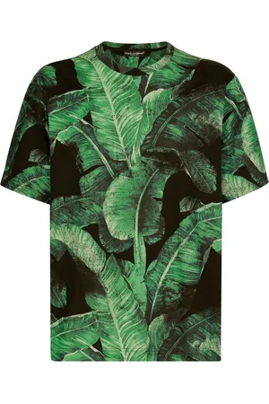 Dolce & Gabbana Playera con estampado de hojas