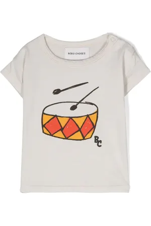 Bobo Choses Playera con estampado Play The Drum