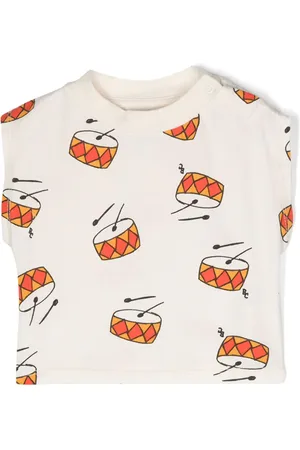 Bobo Choses Camiseta con estampado Play the Drum