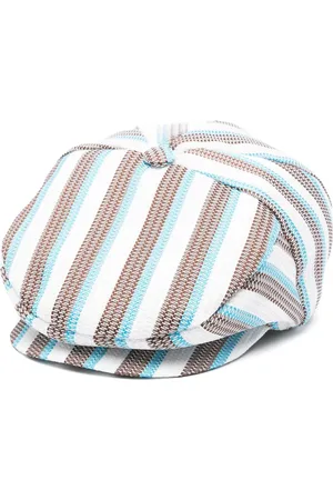 COLORICHIARI Boina con motivo de rayas en jacquard