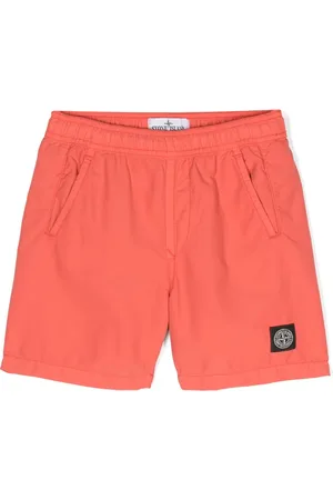 Stone Island Shorts de playa con motivo Compass