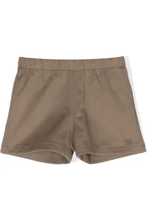 DOUUOD KIDS Shorts con logo estampado