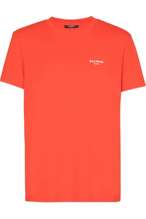Balmain Playera con logo afelpado