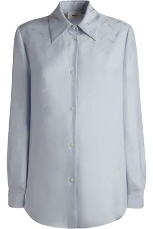 Bally Camisa con logo en jacquard