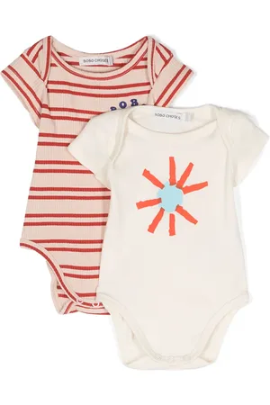 Bobo Choses Pack de dos bodies con logo estampado