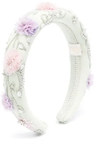 Maison Ava Diadema con apliques florales
