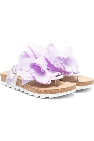 MONNALISA Flip flops con apliques florales