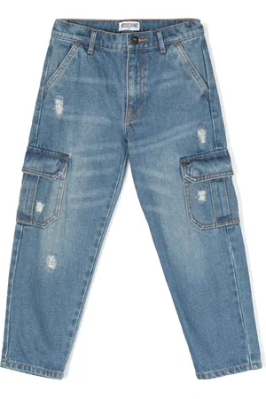 Moschino Jeans cargo con diseño recto