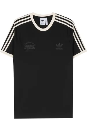 Playeras adidas negras cheap hombre