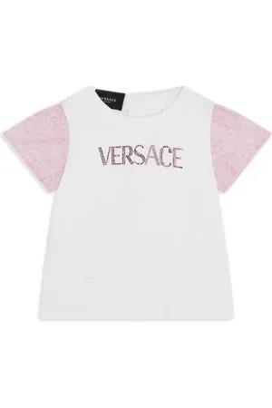 VERSACE Playera con detalles de cristal