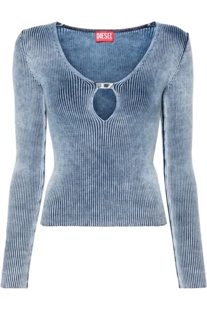 Diesel Top tejido de canalé M-Teri