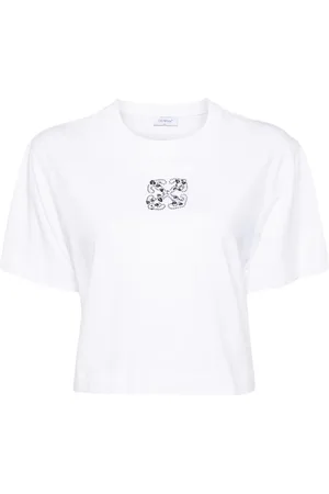 OFF-WHITE Playera con estampado Bling Leaves Arrows