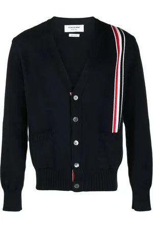 Thom Browne Cárdigan con motivo de rayas RWB