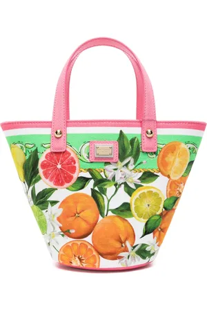 Dolce & Gabbana Tote de lona con estampado de frutas