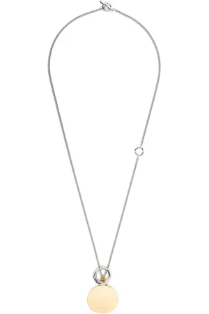 Jil Sander Collar grabado con diseño de dos tonos