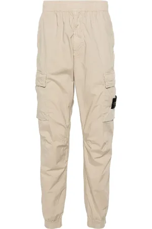 Stone Island Pantalones cargo con diseño tapered