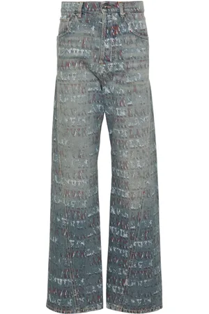 Lanvin Jeans con logo estampado de x Future