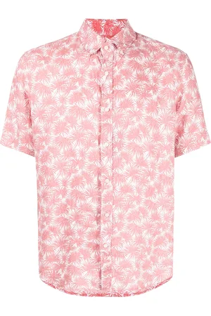 Michael Kors Camisa con palmeras estampadas