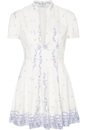 Serafini Vestido con estampado floral