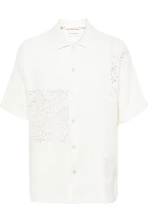 Drôle de Monsieur Camisa con diseño patchwork