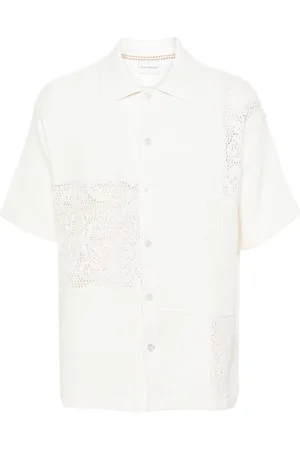 Drôle de Monsieur Camisa con diseño patchwork