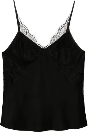 Patrizia Pepe Top con encaje floral
