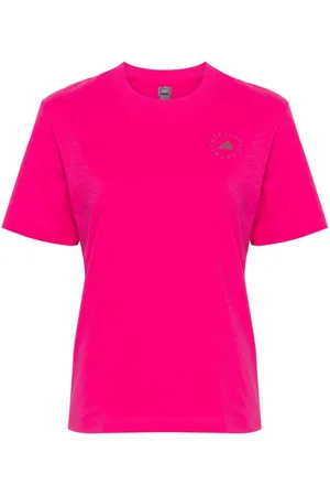 adidas Playera con cuello redondo y logo estampado