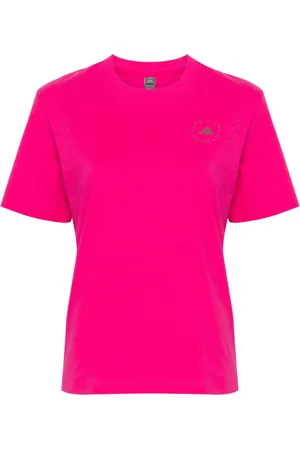 adidas Playera con cuello redondo y logo estampado