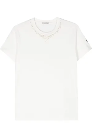 Moncler Playera con detalles de strass