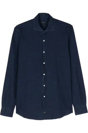 FAY Camisa de tejido chambray