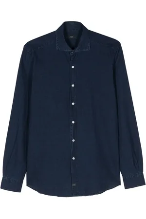 FAY Camisa de tejido chambray