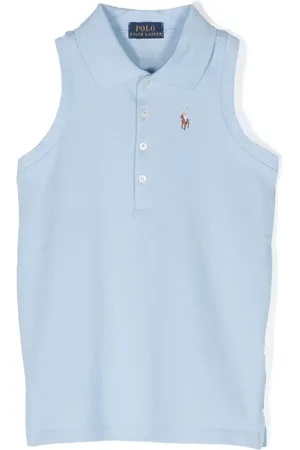 Ralph Lauren Playera tipo polo sin mangas