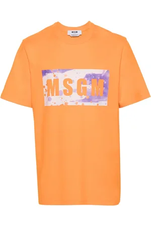 Msgm Playera con logo estampado