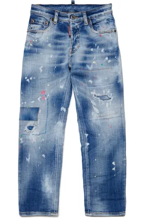 Dsquared2 Jeans rectos con logo bordado
