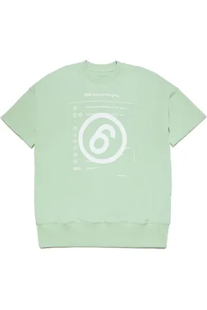 Maison Margiela Vestido estilo playera con logo estampado