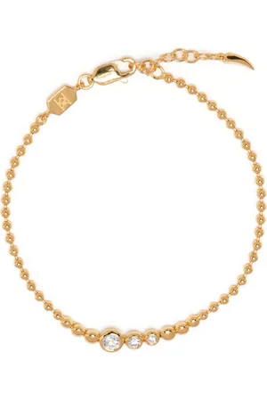 Missoma Pulsera de cuentas con detalles de cristal