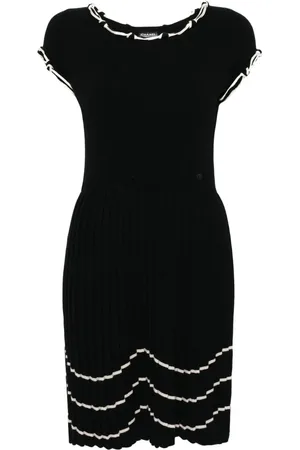CHANEL Vestido plisado 2007