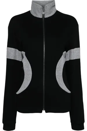 CHANEL Cárdigan con canalé tejido de canalé 2000
