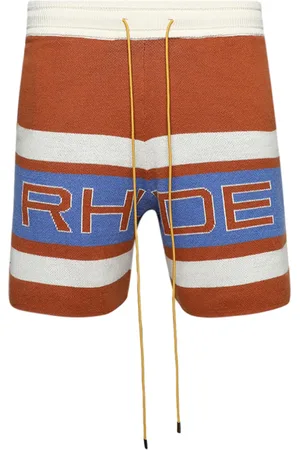 Rhude Bermudas tejidas con paneles