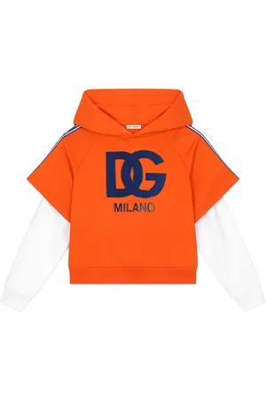 Dolce & Gabbana Hoodie a capas con logo estampado
